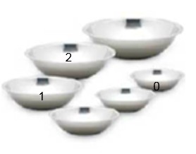 BOWL ALUMINIO No. 1  600 ml