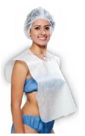 Babero Peeling Blanco